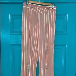 Pink striped pants